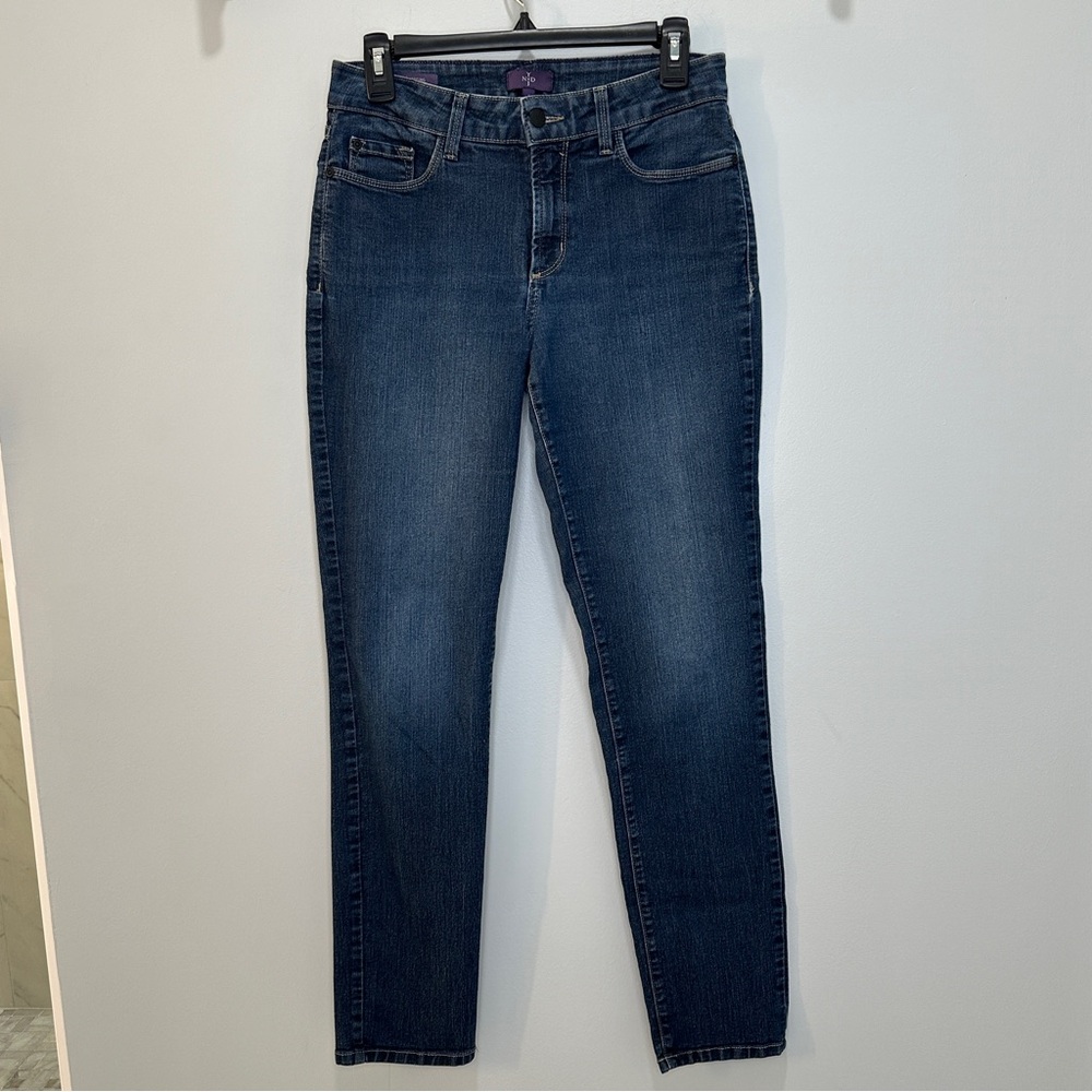 NYDJ Alina Legging Jeans Pants Stretch 6 Not Your Daughters Medium Blue Wash EUC